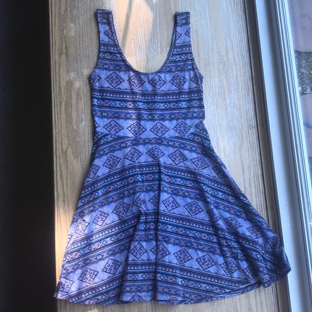 Casual blue & purple Forever 21 Dress, Size SMALL